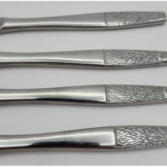 Vintage Amefa Holland Stainless Steel Dinner Knife Lot of 4 Knives Prestige Rare - Picture 6 of 14